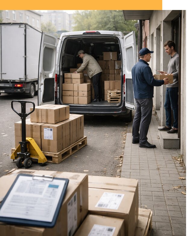 Доставка грузов от двери до двери с таможней от 46499 руб.