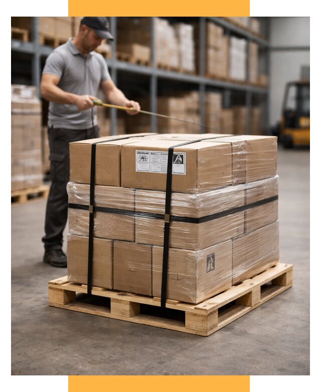 Упаковка и паллетирование грузов от 3617 р. | СетСервис-Грч