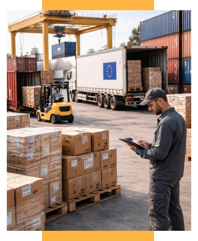 Доставка грузов из Европы от 12400 р., логистика СетСервис-Грч