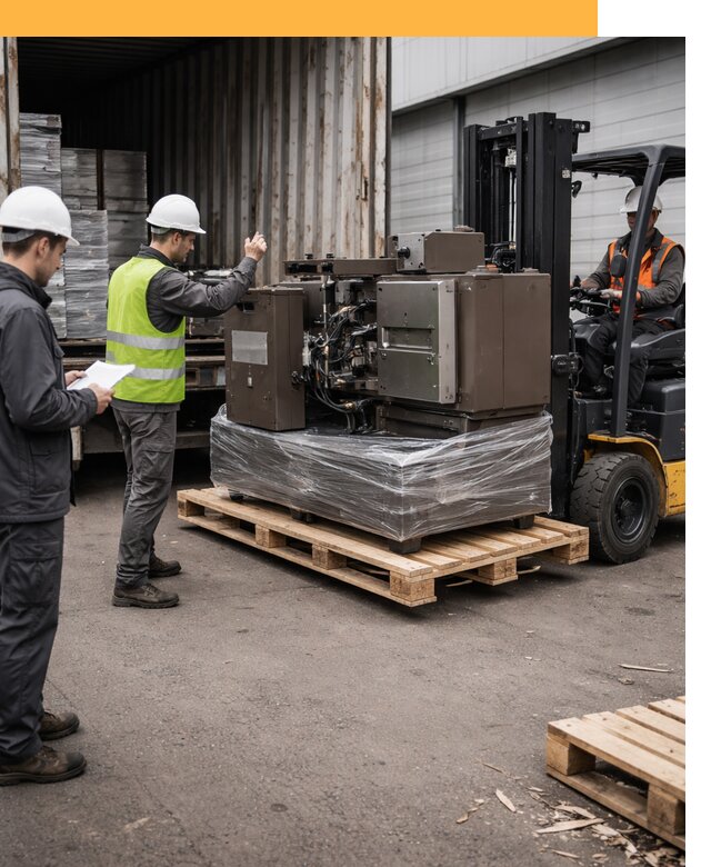 Доставка промышленного оборудования из Европы от 46499