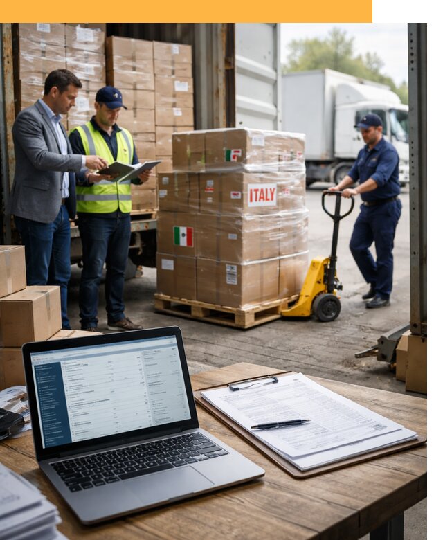 Доставка грузов из Италии: морские и авиаперевозки от 18599