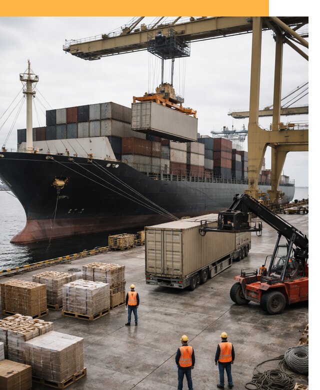 Морские перевозки из Индии: доставка FCL/LCL, таможня от 123996