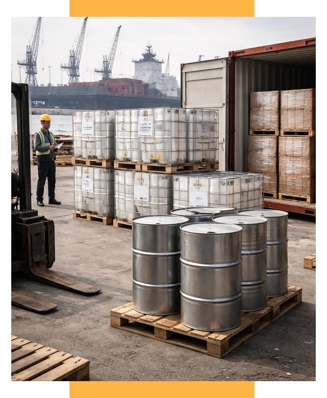 Доставка химического сырья из Индии от 258325 р. | СетСервис-Грч