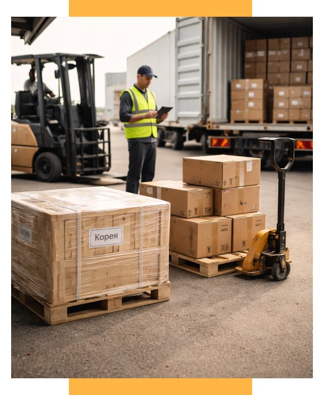 Доставка грузов в Корею из России от 36166 р. | СетСервис-Грч