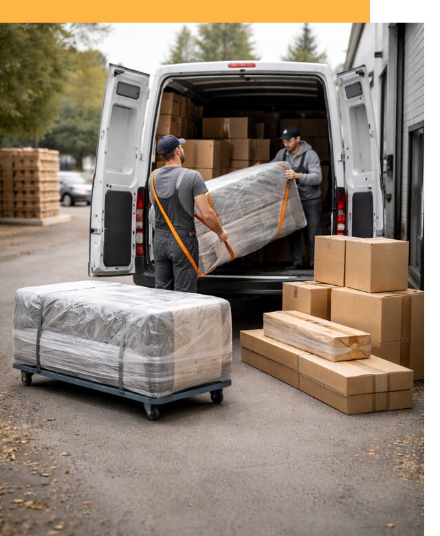 Перевозка мебели по России и за рубеж с таможней от 7750