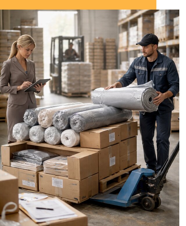 Перевозка текстиля по миру от 15500 руб. с таможней и страхованием