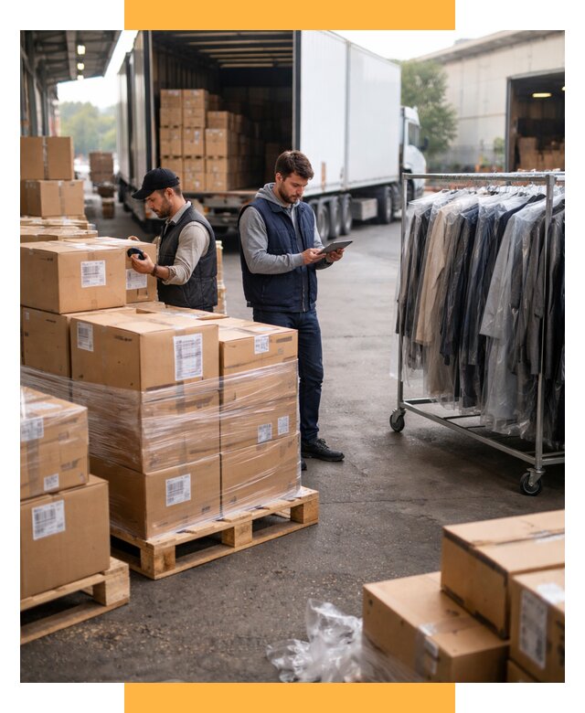 Перевозка и доставка одежды из Китая от 7750 р., СетСервис-Грч