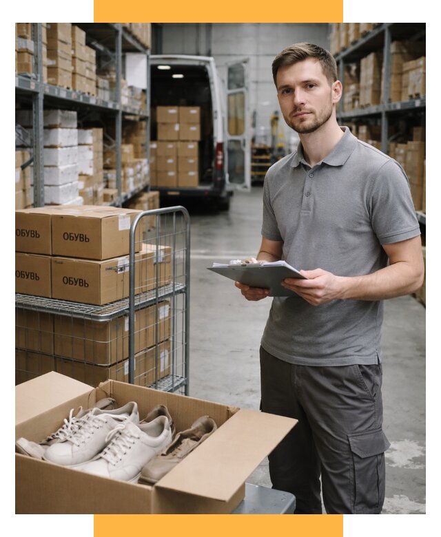 Доставка обуви из Китая и Турции от 4650 р. СетСервис-Грч