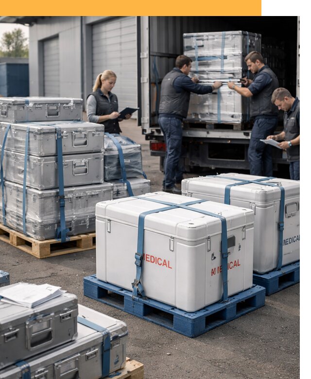 Перевозка медицинского оборудования по всему миру от 15500 руб