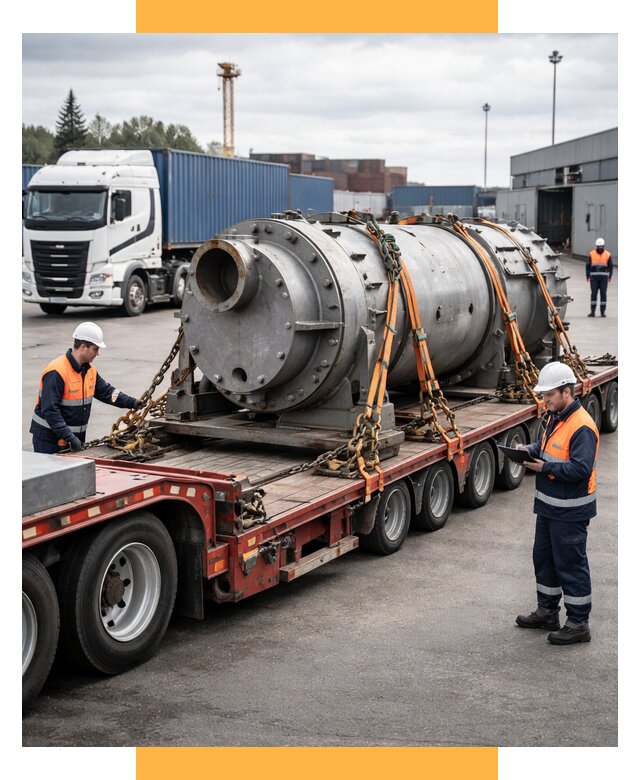 Перевозка тяжеловесных грузов под ключ от 154995 р. | СетСервис-Грч